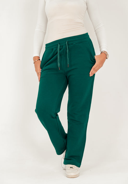 Green French Terry Sweatpants