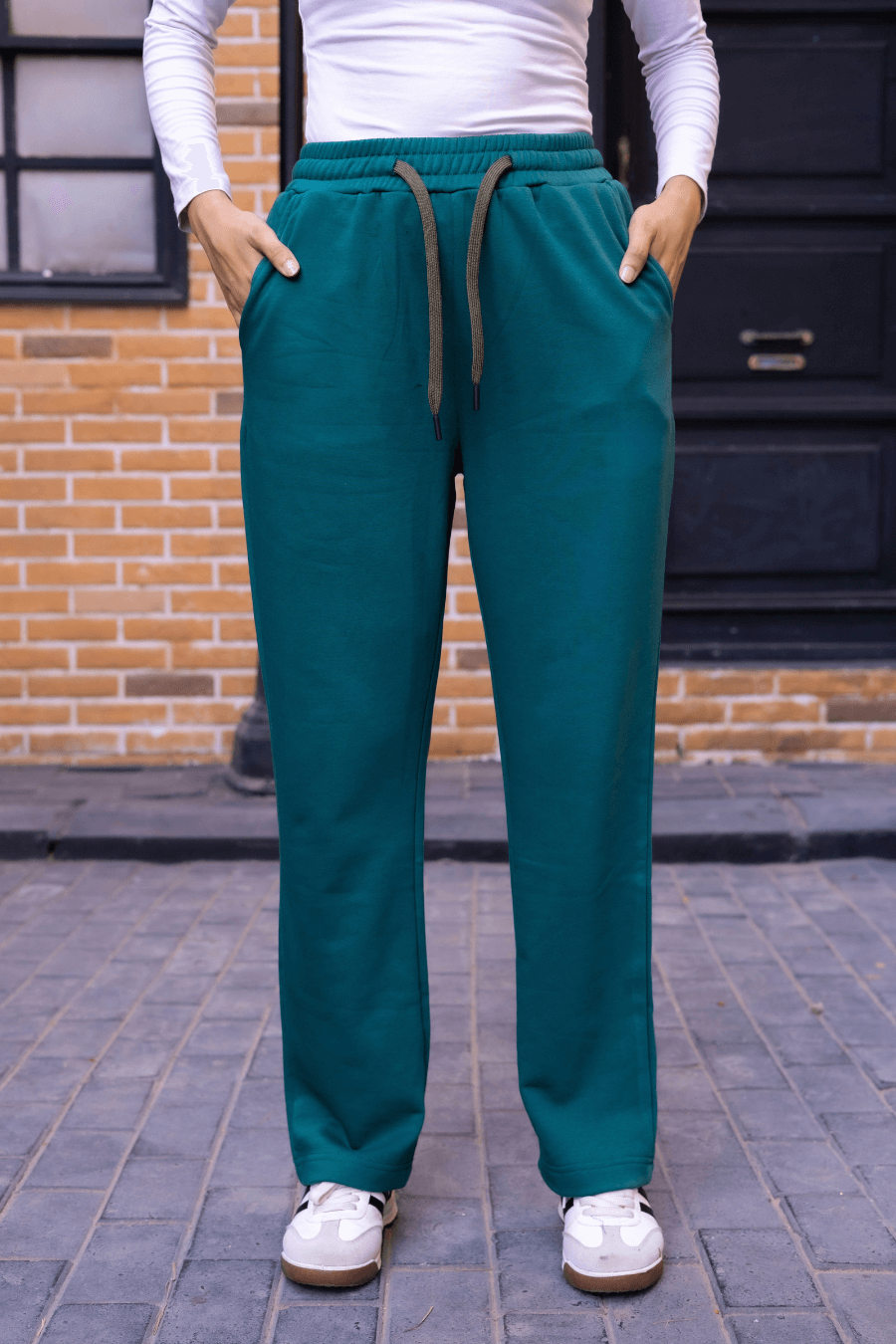 Green  Dark Sweat Pants