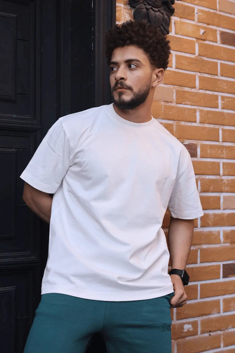 White Relax Fit T-shirt