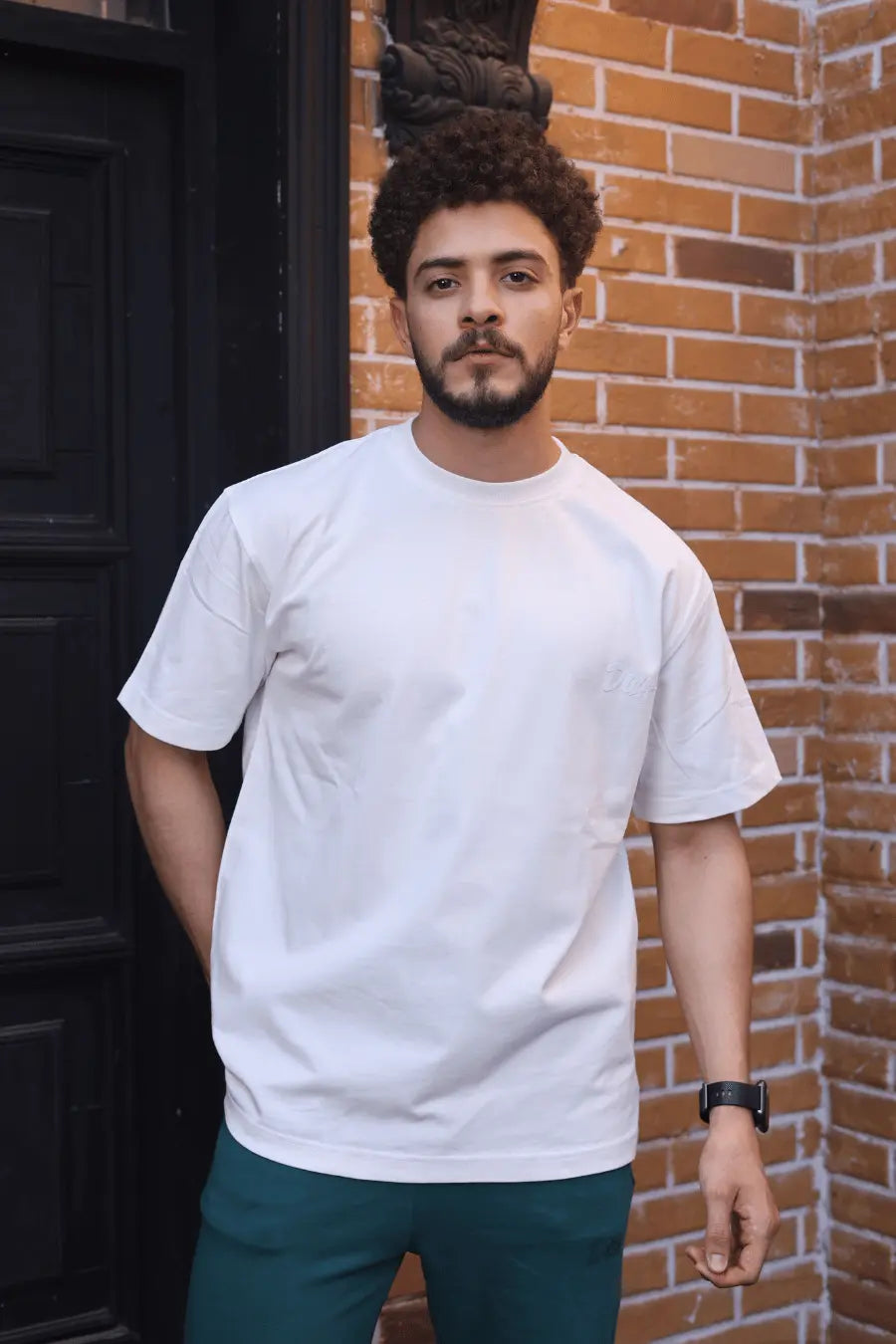 White Relax Fit T-shirt