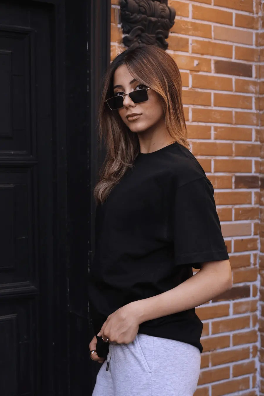 Black Relax Fit T-shirt