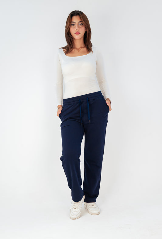 Navy blue French Terry Sweatpants