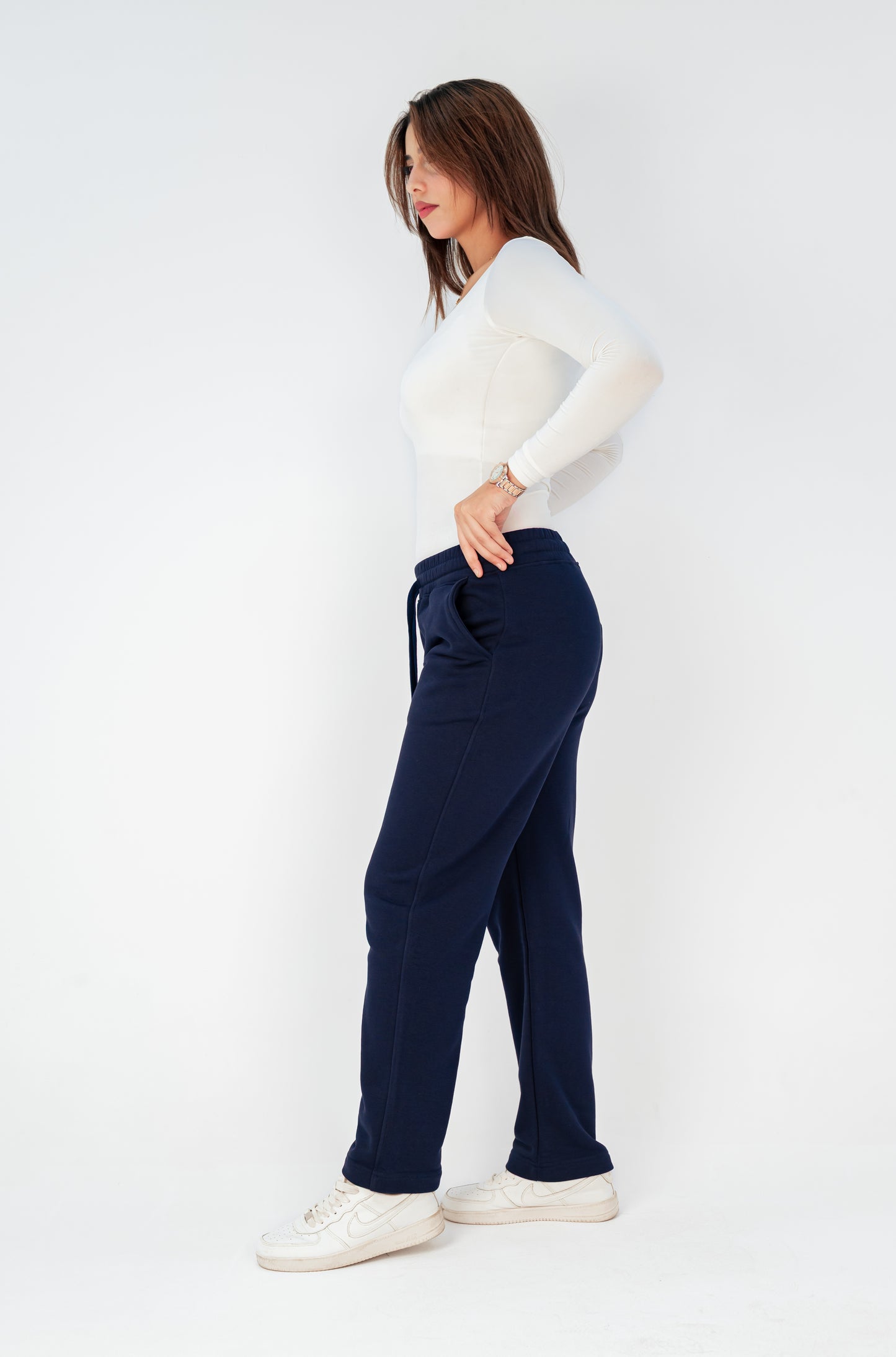 Navy blue French Terry Sweatpants