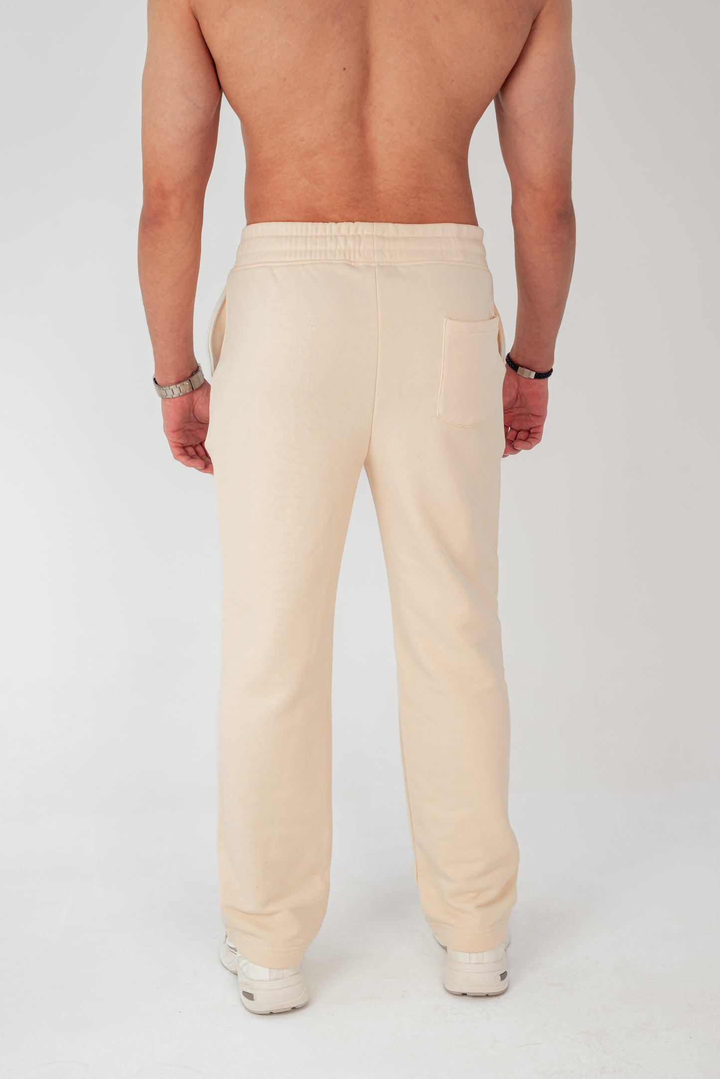 Beige French Terry Sweatpants