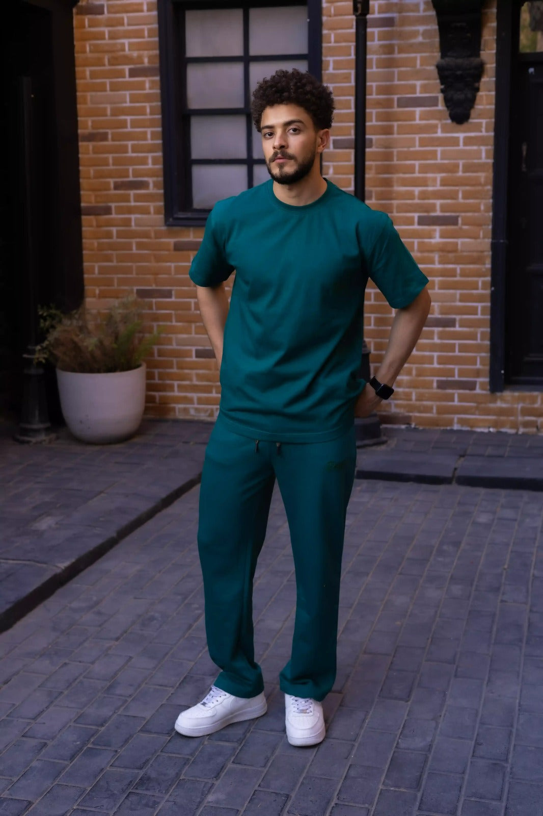 Green  Dark Sweat Pants